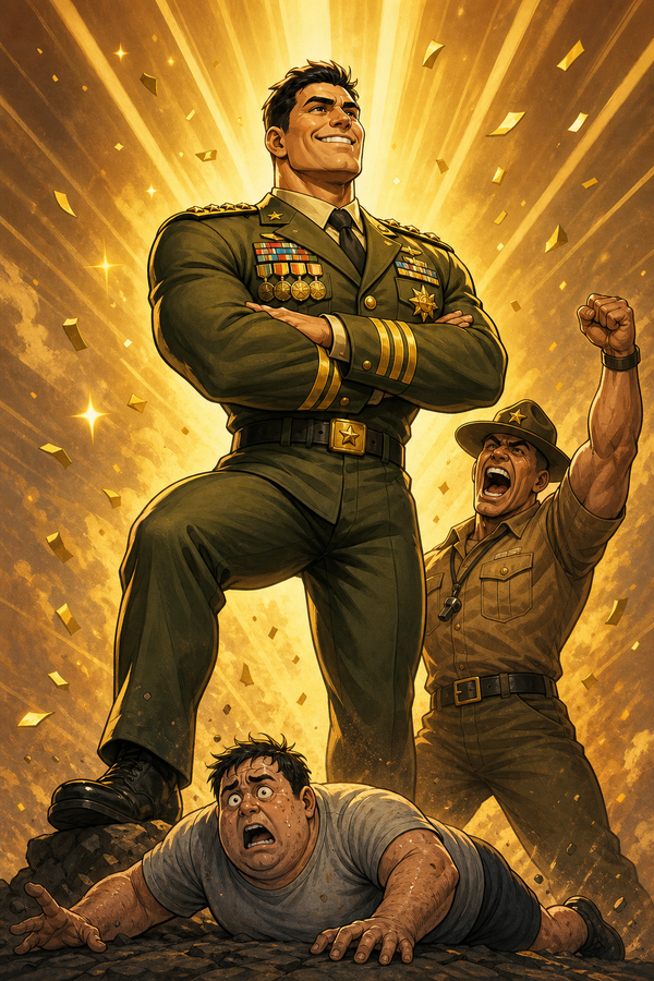 Comic 5-Star General rank artwork