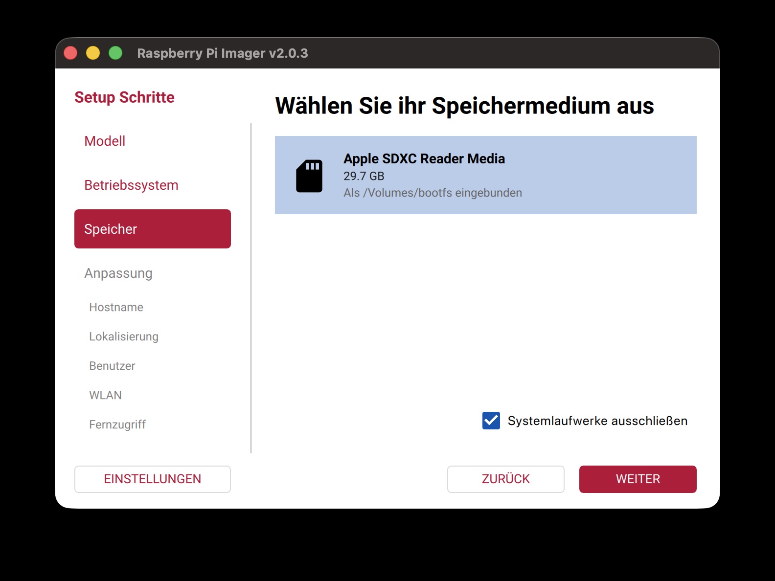 Raspberry Pi Imager – Screenshot 03