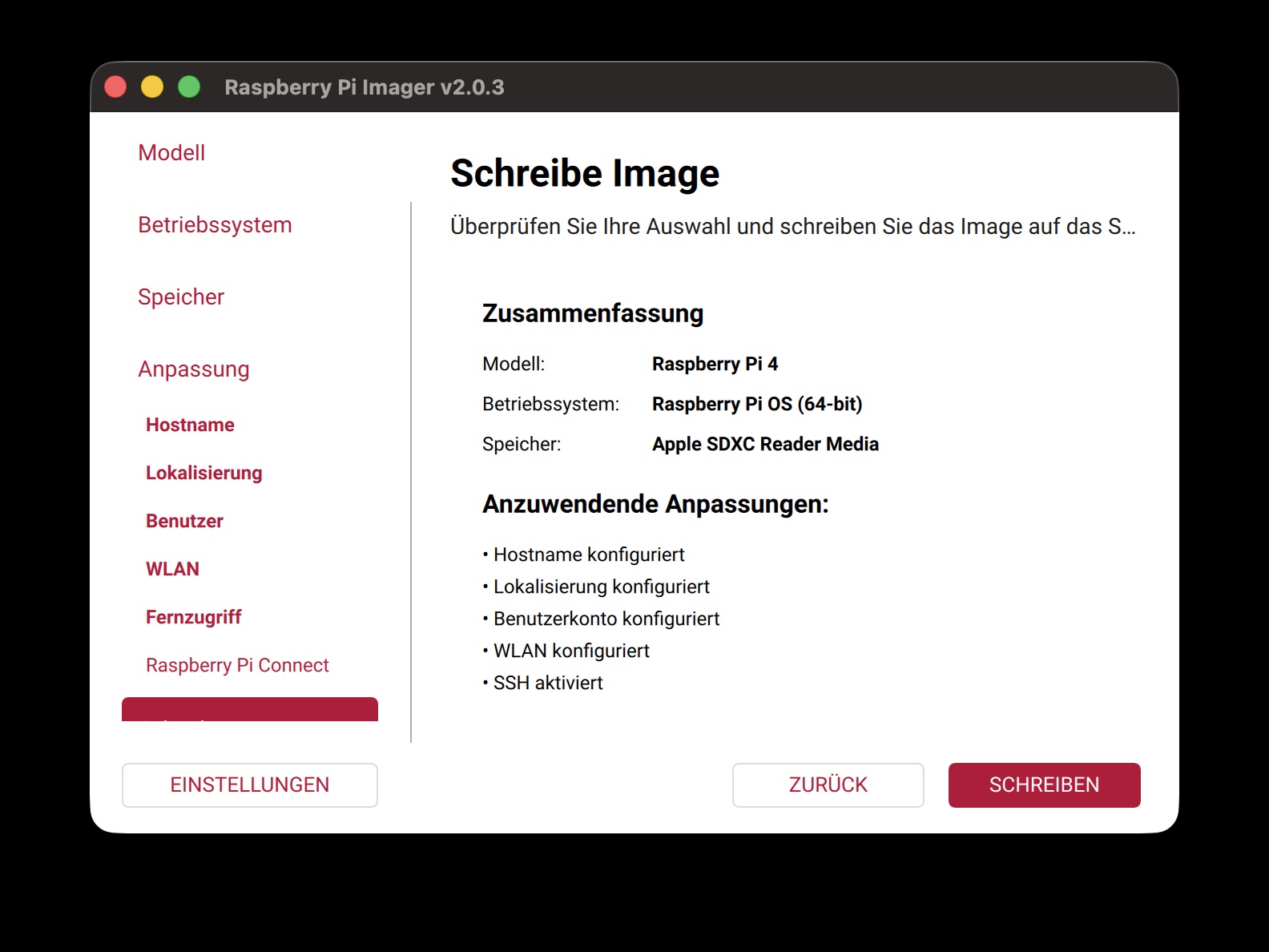 Raspberry Pi Imager – Screenshot 10