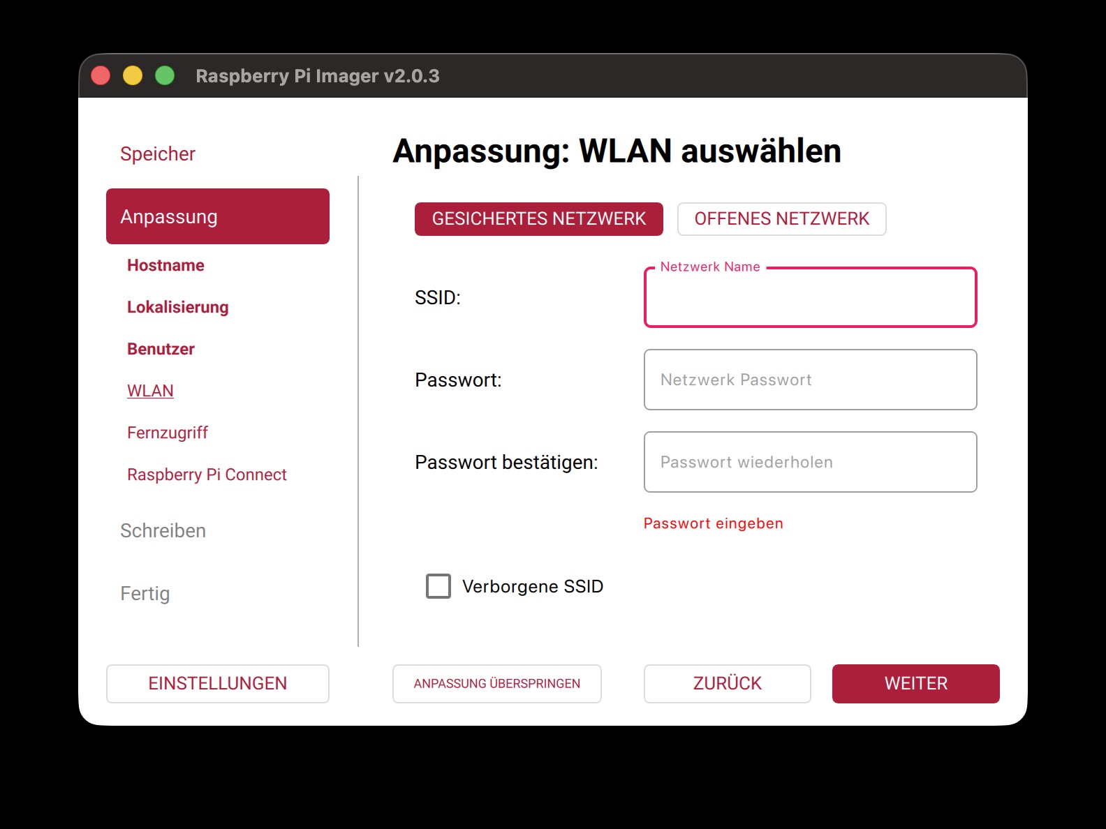 Raspberry Pi Imager – Screenshot 07